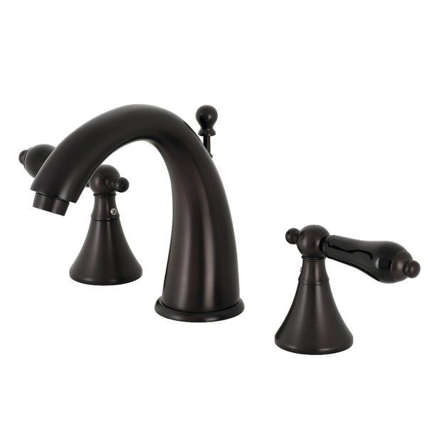 Kingston Brass KS2975PKL Duchess Widespread Bathroom Faucet W/ Brass Pop-Up, Bronze KS2975PKL